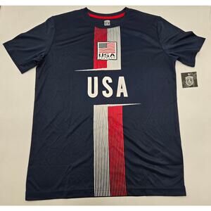 ELEVEN VS 11 USA Flag Tee~Oympics~Men's XL~new w/Tags